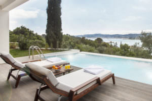 corfu private pool villa